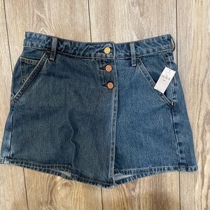 Denim Skort